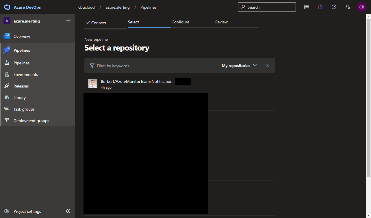 Select Repository
