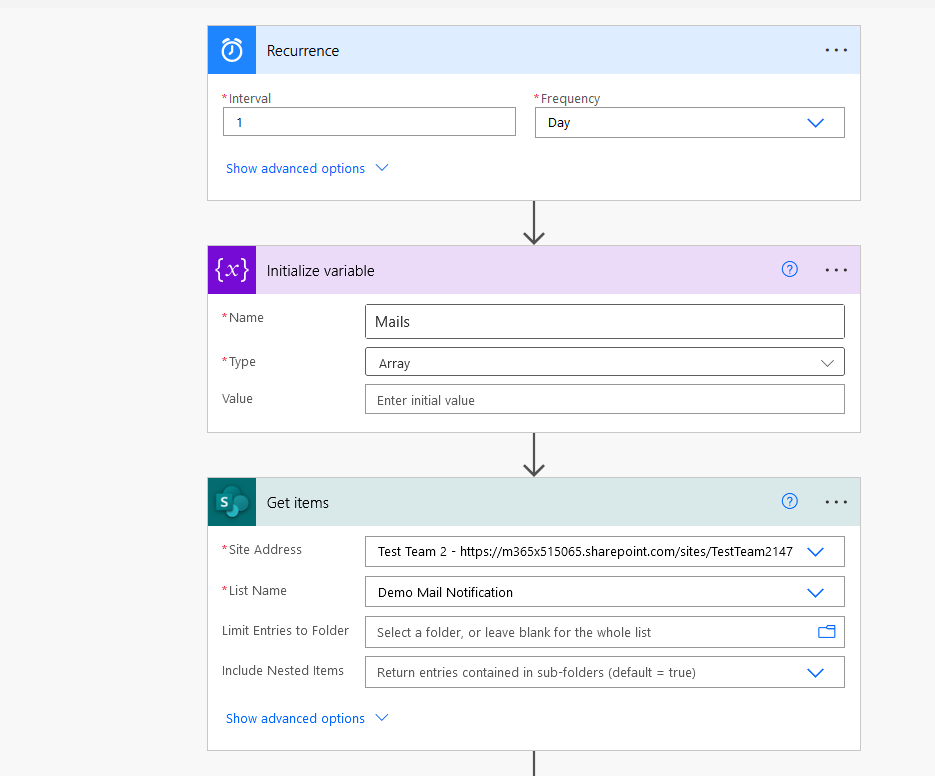 Send Email Notification With Power Automate Based On SharePoint List 