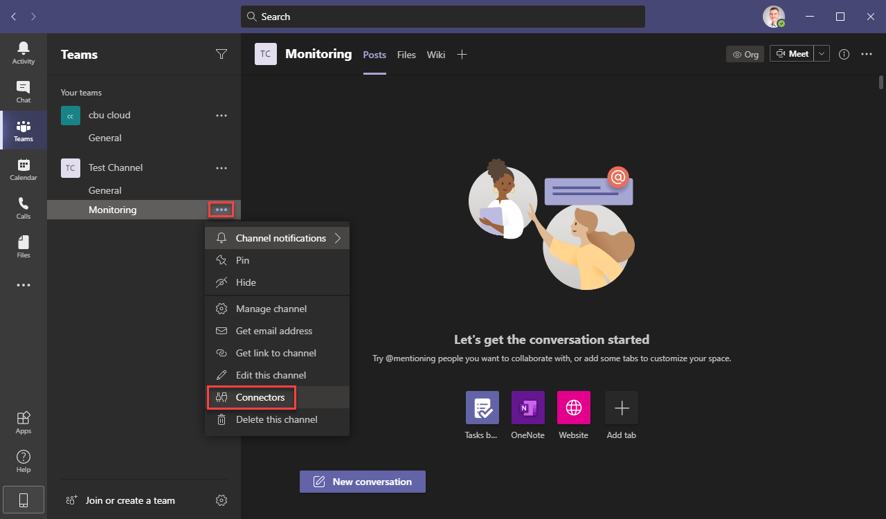 Post Azure Monitor Alerts in Microsoft Teams Channel