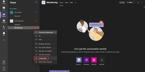 Post Azure Monitor Alerts in Microsoft Teams Channel