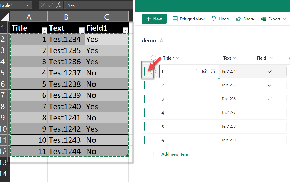 SharePoint Online List Copy & Paste