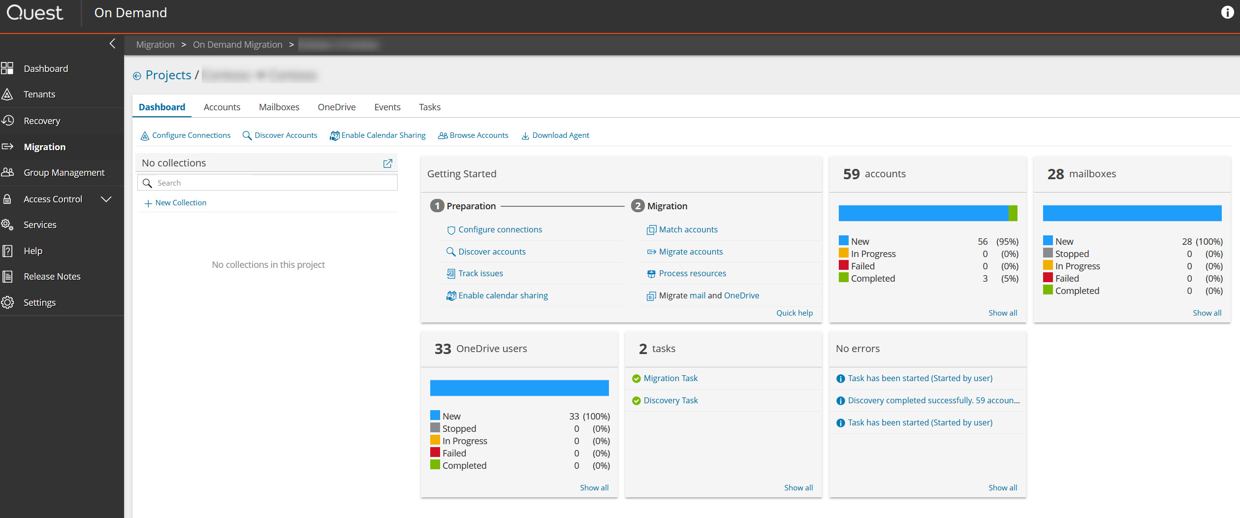 Quest on Demand Migration Project